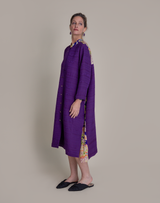 New Dress in Vintage Japanese Purple Silk Mix