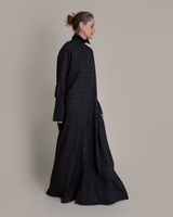 Long Ginza Dress in Vintage Japanese Silk Damask