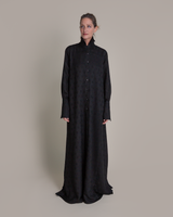 Long Ginza Dress in Vintage Japanese Silk Damask