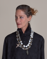 Quartz, Citrine, & Pearl Necklace