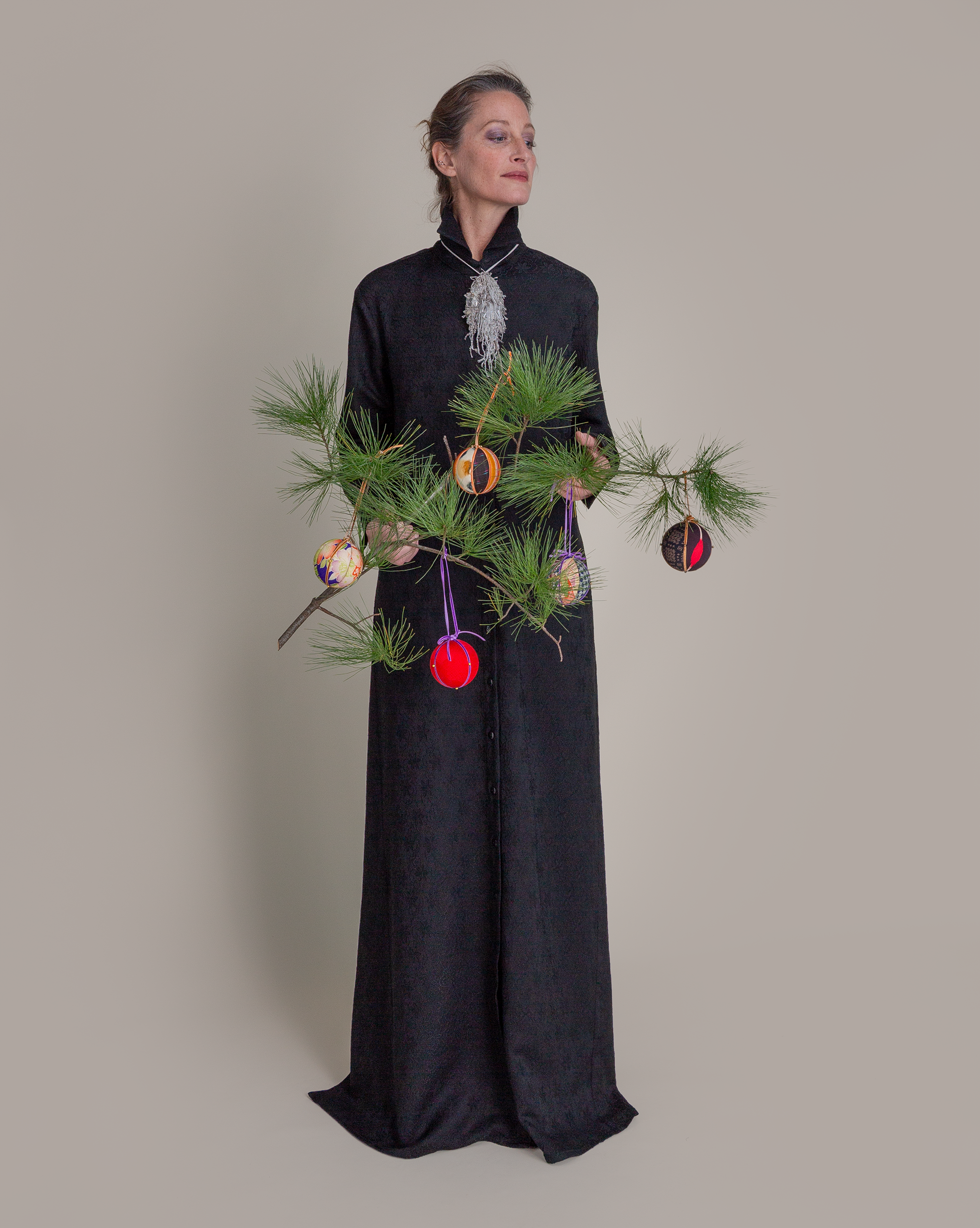 Ornament Balls in Vintage Japanese Silk