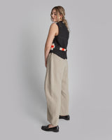 Curve Pant in Oatmeal Linen