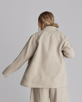 Christina Jacket in Oatmeal Linen