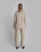 Christina Jacket in Oatmeal Linen