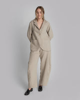 Christina Jacket in Oatmeal Linen