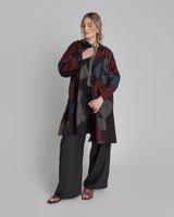 Reed Topper in Vintage Japanese Silk Tumbling Blocks