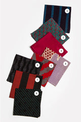 Pocket Squares in Vintage Japanese Silk