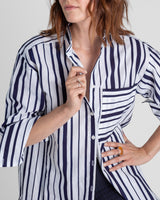 Lexington Shirt in Vintage Japanese Printed Cotton Stripe