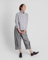 Snap Pant in Japanese Light Indigo Cotton Denim