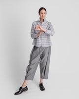 Snap Pant in Japanese Light Indigo Cotton Denim