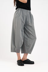 Arai Pant in Grey Silk