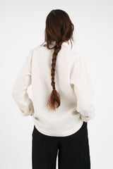 Christina Jacket in White Double Faced Linen