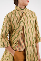 Dorothy Jacket in Vintage Japanese Silk Ikat