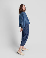 Sprite Jacket in Dotted Cotton Denim