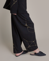 Curve Pant in Wool Twill with Kintsugi