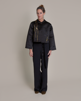 Sprite Jacket in Vintage Satin with Kintsugi