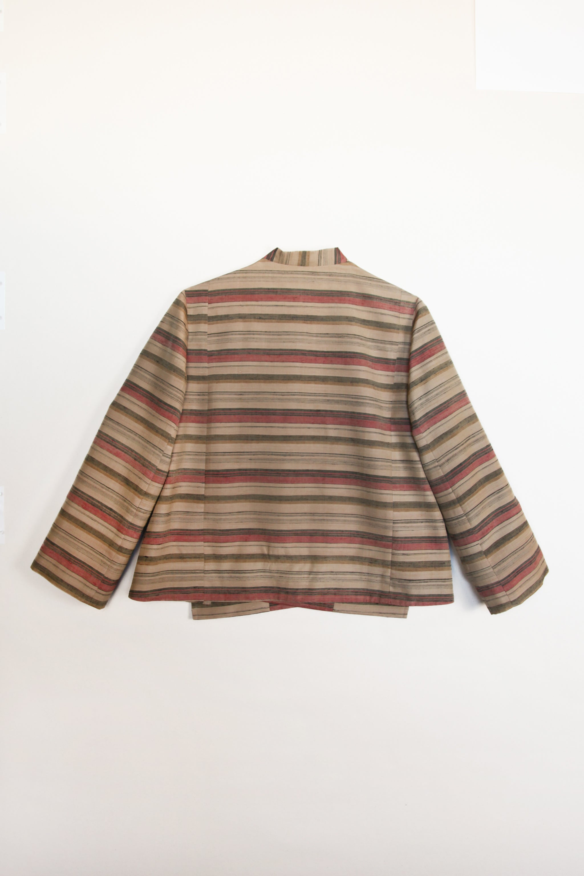 Kendo Jacket in Vintage Japanese Silk Stripe