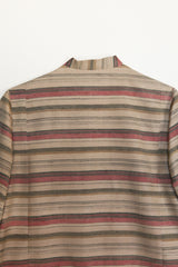 Kendo Jacket in Vintage Japanese Silk Stripe