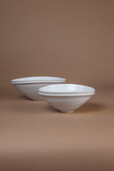 Double Lip Bowl Small White