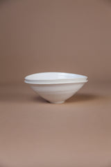 Double Lip Bowl Small White