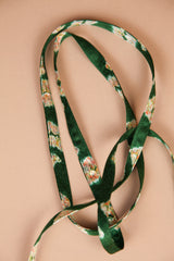 Skinny Ribbon Tie in Vintage Japanese Silk Shibori