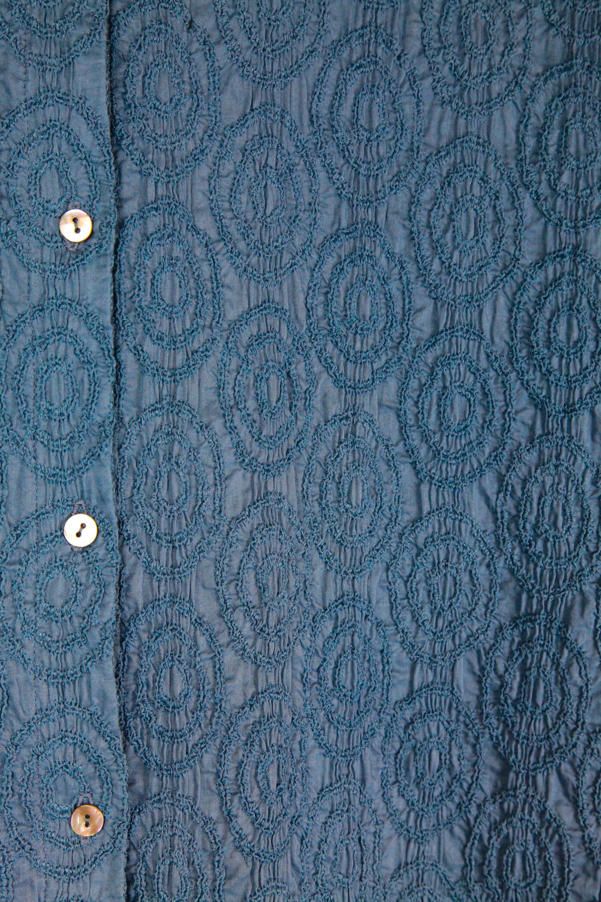 Beverly Shirt in Blue Nuno Coin