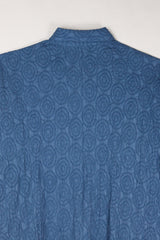 Beverly Shirt in Blue Nuno Coin