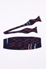 Cummerbund Set in Vintage Japanese Silk - 5