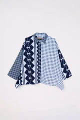 Beverly Shirt in Vintage Yukata Cotton