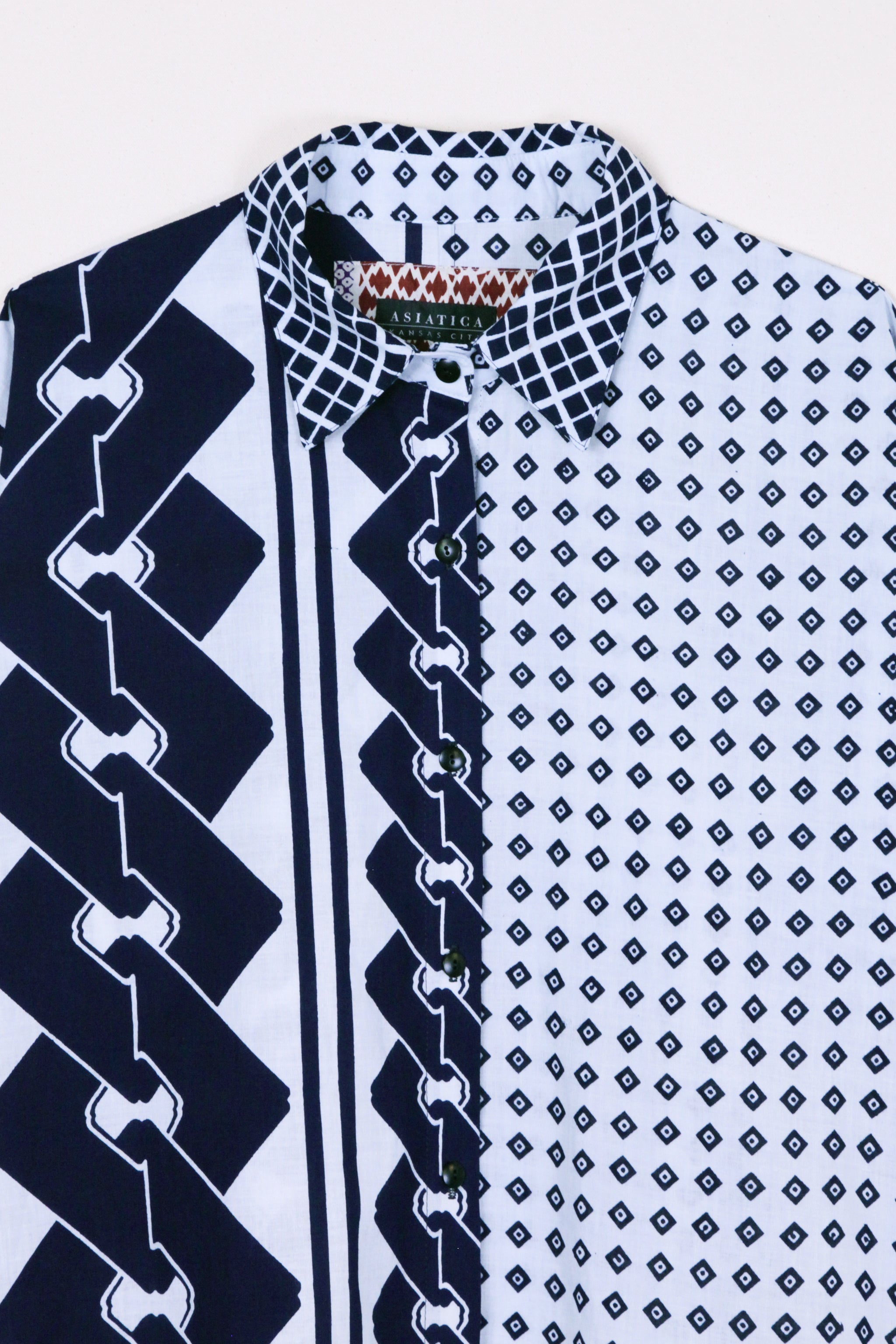 Beverly Shirt in Vintage Yukata Cotton