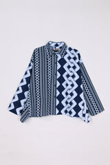 Beverly Shirt in Vintage Yukata Cotton