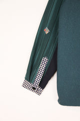 Sally Shirt in Vintage Japanese Sea Green Silk Mix