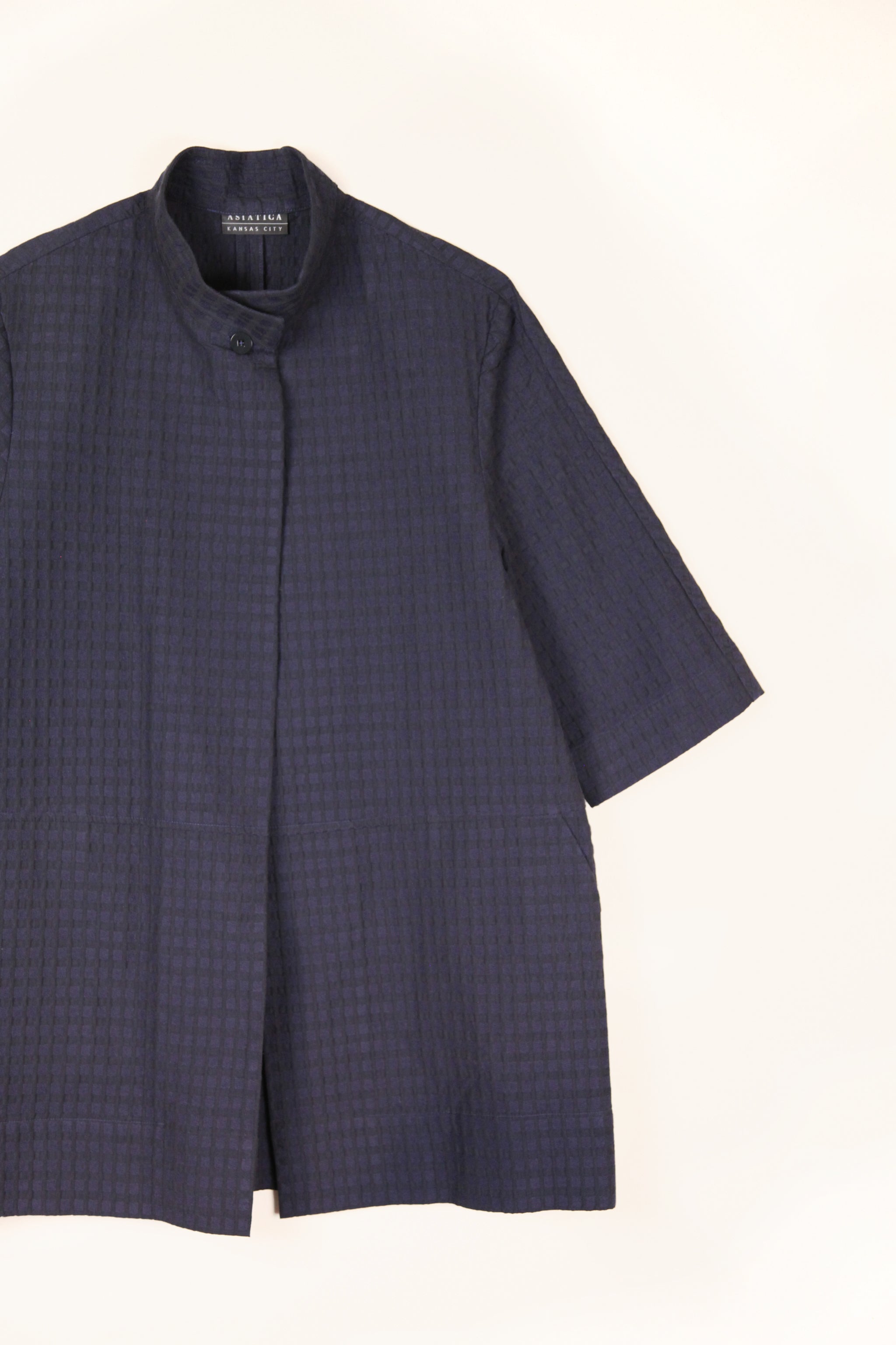 Dorothy Jacket in Nuno Navy Clerestory