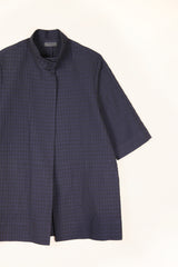 Dorothy Jacket in Nuno Navy Clerestory