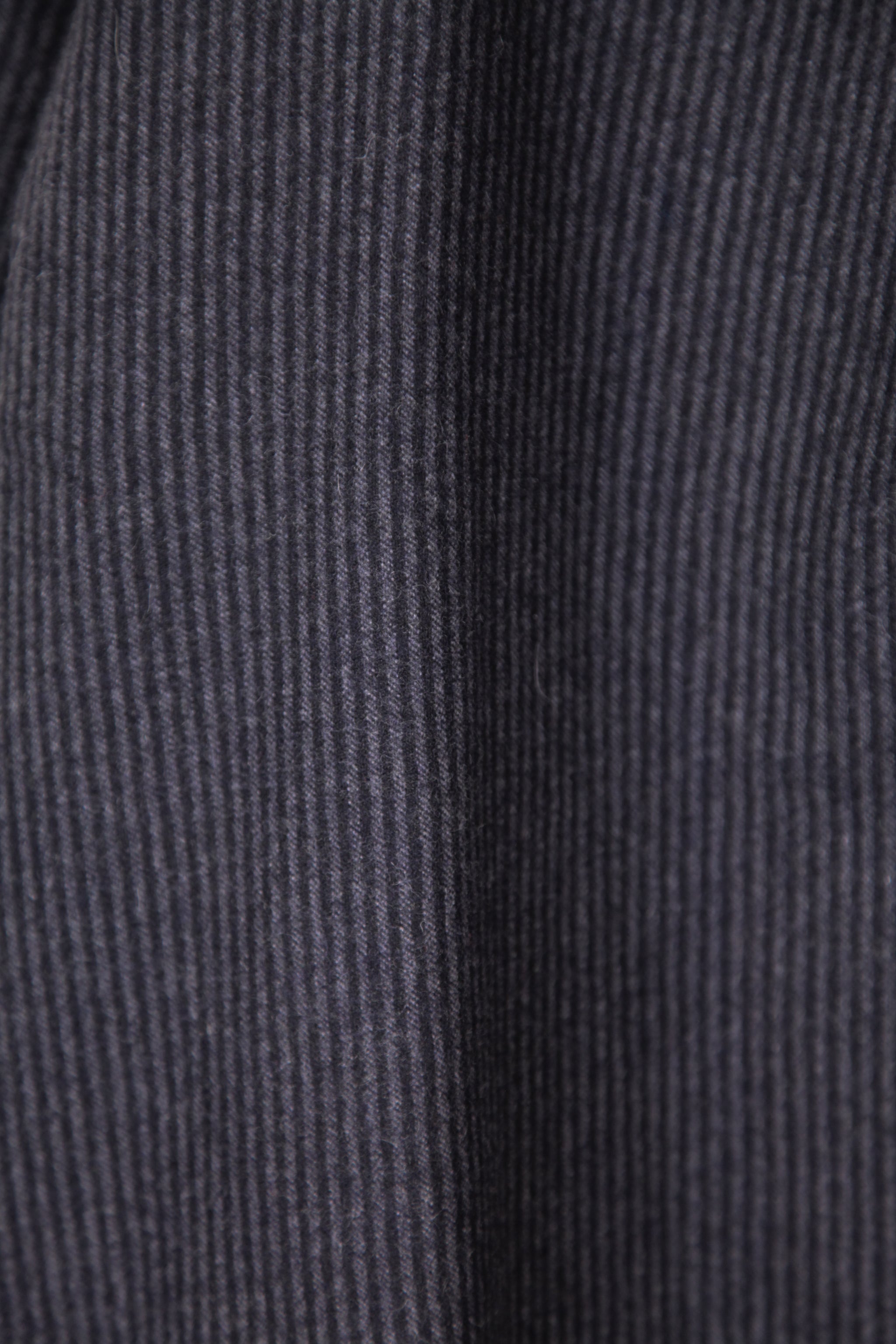 Reed Topper in Charcoal Striped Coating