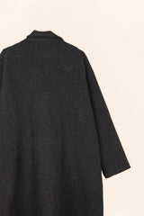 Reed Topper in Charcoal Waffle Weave Wool