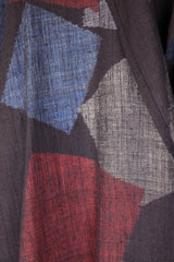 Reed Topper in Vintage Japanese Silk Tumbling Blocks