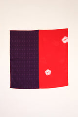 Bandana in Vintage Japanese Silk Duo. No.30