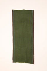 Pashmina Wool in Green Herringbone