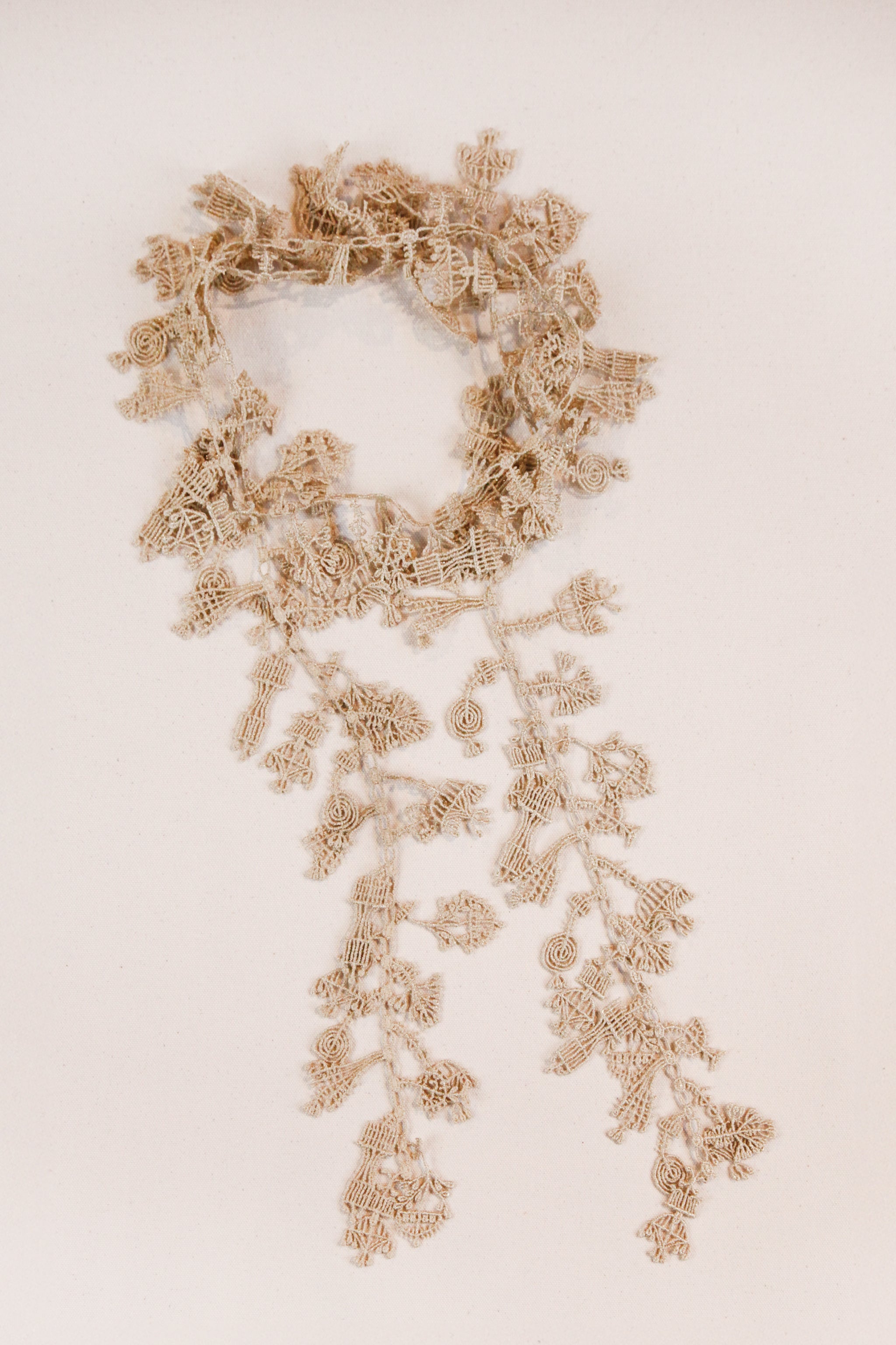Candlestick Lace Necklace