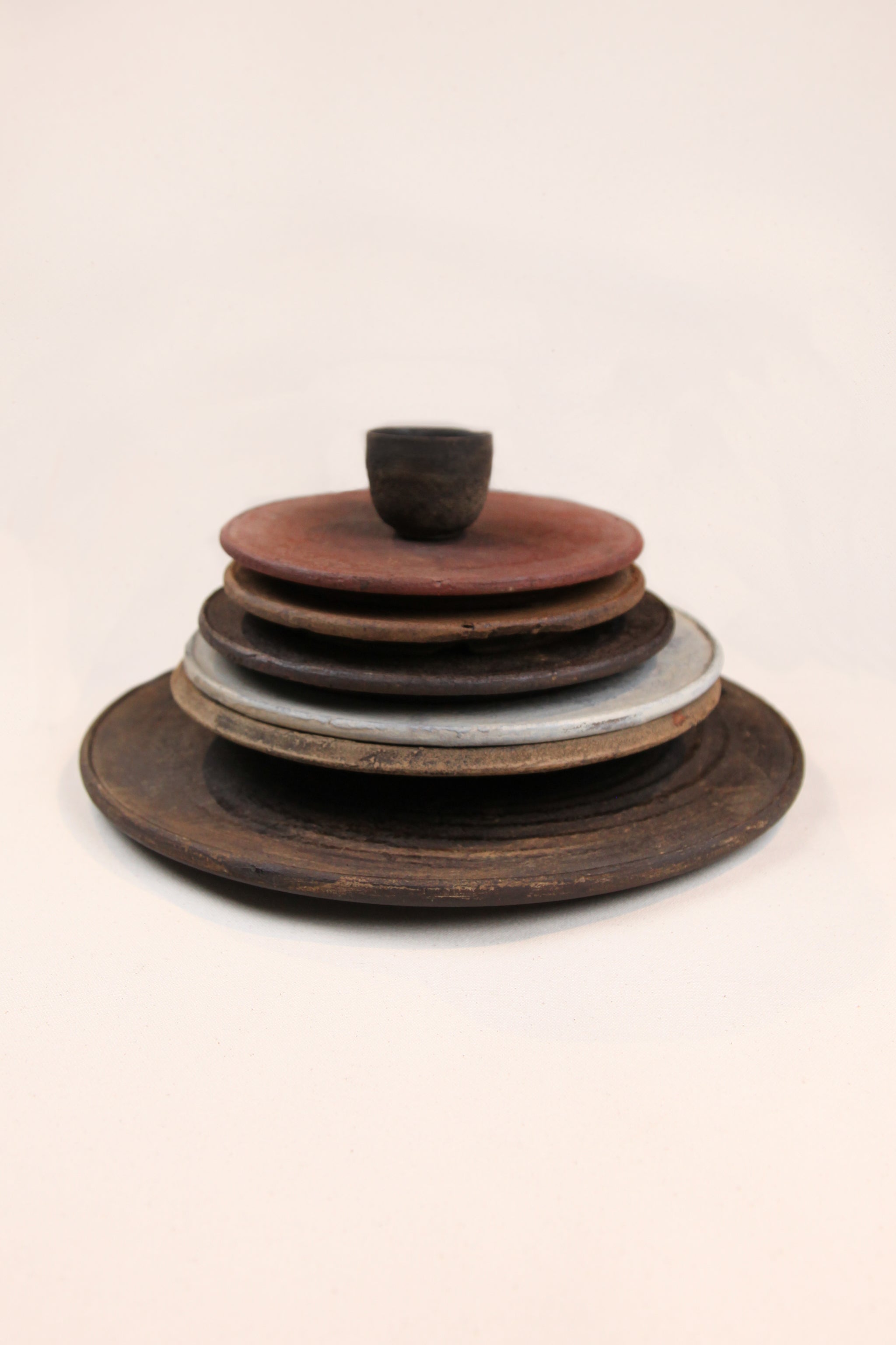 Medium Urushi Plate - Espresso