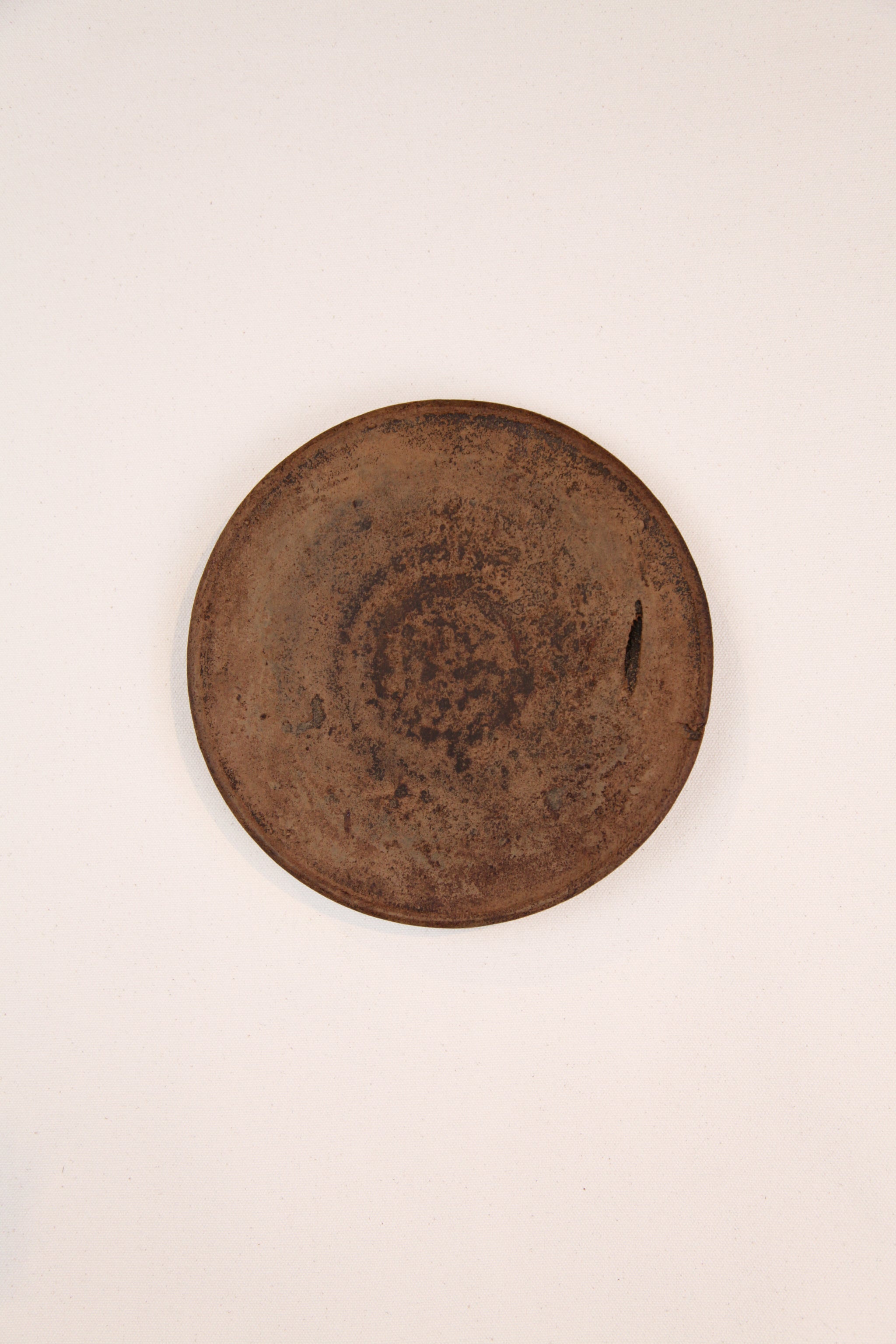 Small Urushi Plate - Sepia