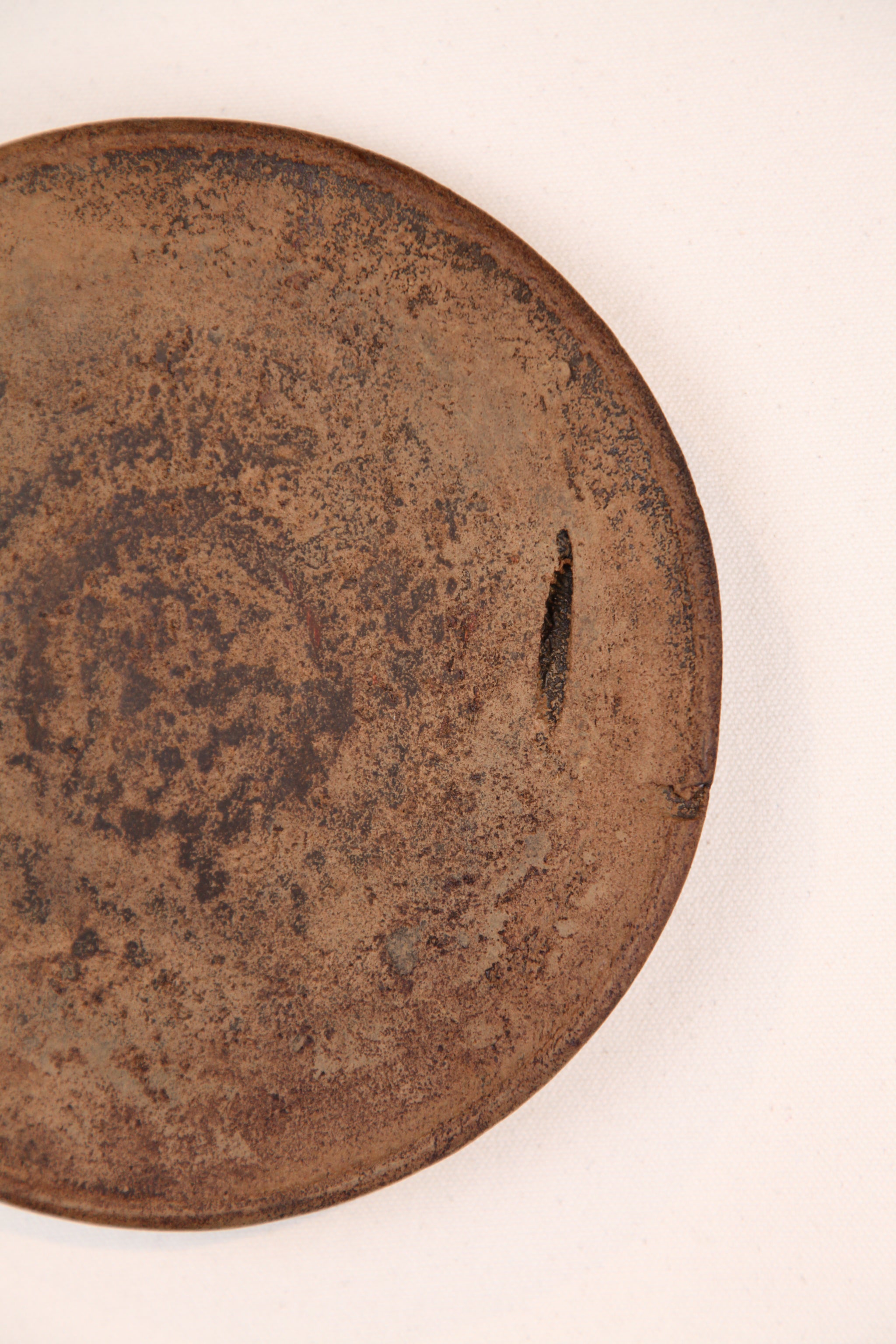 Small Urushi Plate - Sepia