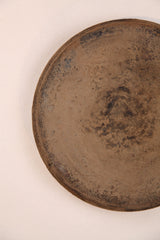 Small Urushi Platter on Pedestal - Sepia