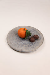 Large Urushi Plate - Cement