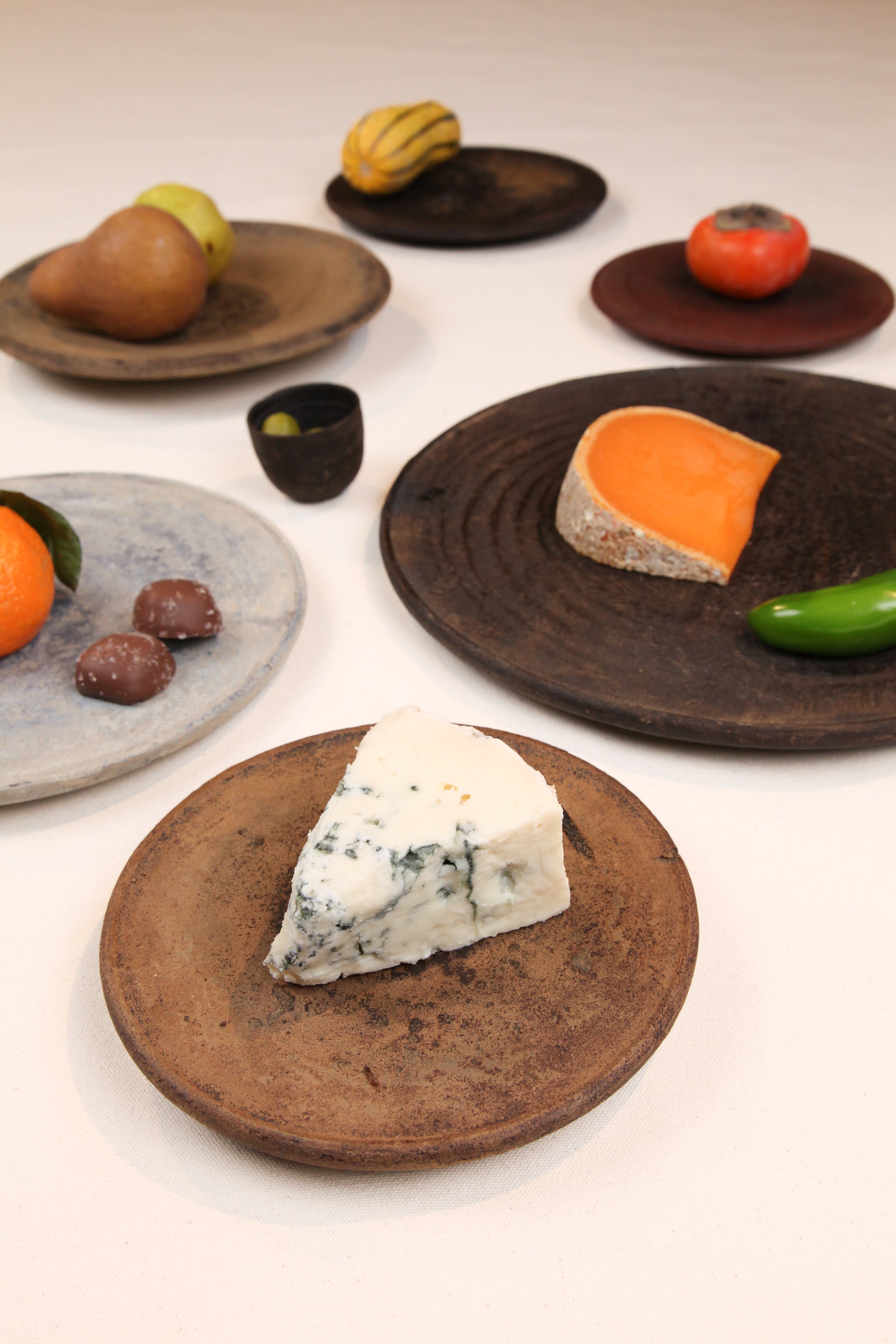 Small Urushi Plate - Sepia