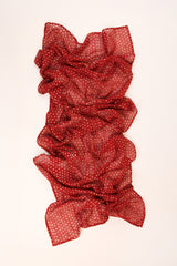 Lightweight Cotton Scarf with Dots