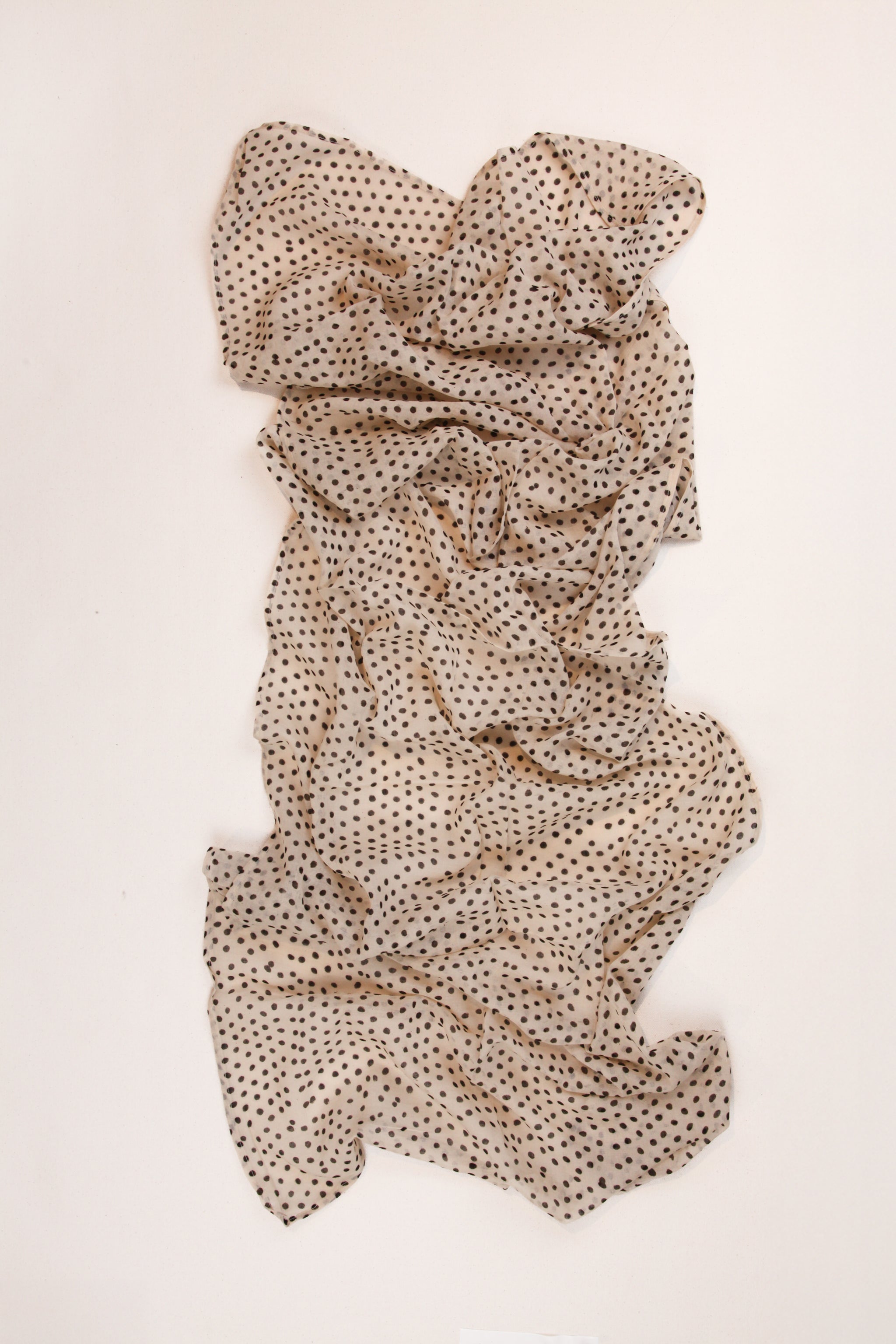 Lightweight Cotton Scarf with Dots