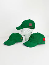 Green Ballcap with Vintage Silk Patch