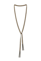 Long Kaki Chain Necklace